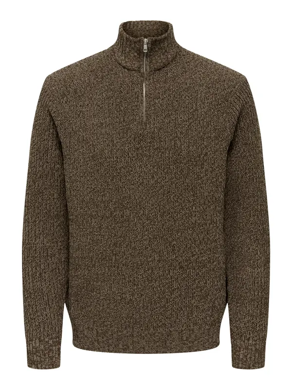 Only & Sons Only & Sons Pulover 'ONSJoin'  pikčasto rjava