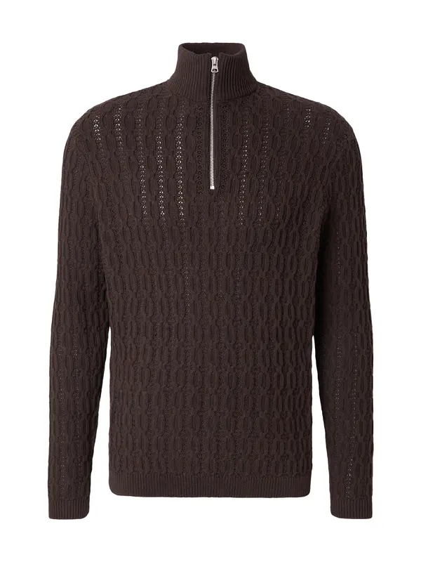 Only & Sons Only & Sons Pulover 'ONSLEONARD'  temno rjava