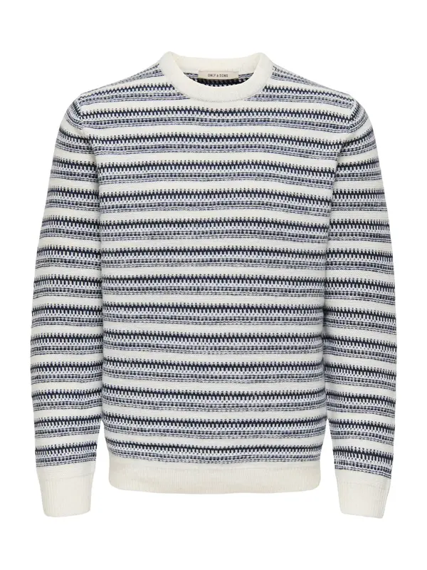 Only & Sons Only & Sons Pulover 'ONSMING'  marine / bela