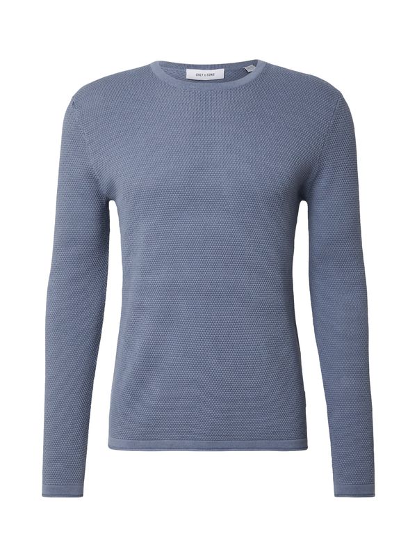 Only & Sons Only & Sons Pulover 'ONSPANTER'  golobje modra