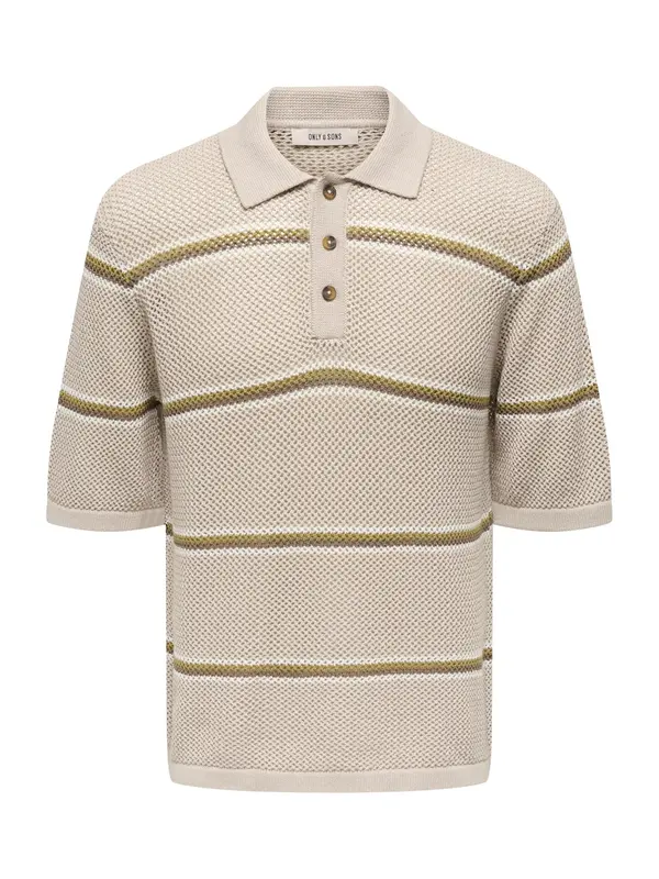Only & Sons Only & Sons Pulover 'ONSSEJR'  umbra / svetlo siva / trst / bela