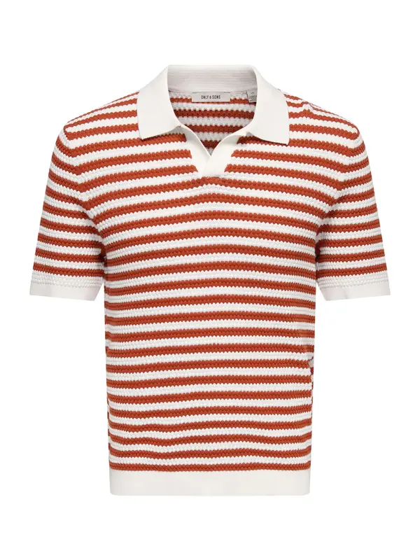 Only & Sons Only & Sons Pulover 'ONSSERGE'  rjasto rdeča / bela