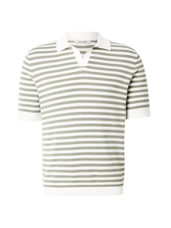 Only & Sons Only & Sons Pulover 'ONSSERGE'  žad / bela