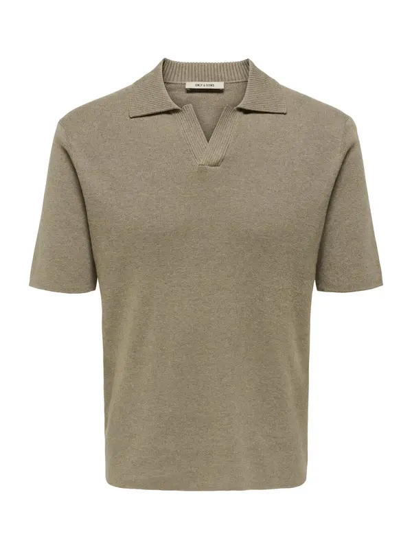 Only & Sons Only & Sons Pulover 'ONSTravis'  pikčasto rjava