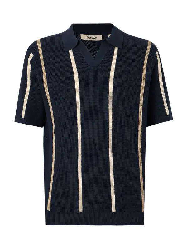 Only & Sons Only & Sons Pulover 'ONSTRYM'  bež / mornarska / bela