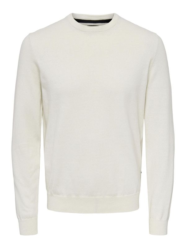 Only & Sons Only & Sons Pulover 'REX'  off-bela