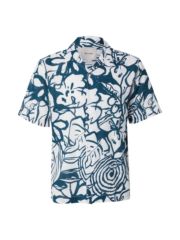Only & Sons Only & Sons Srajca 'ONSCAIDEN'  marine / volneno bela