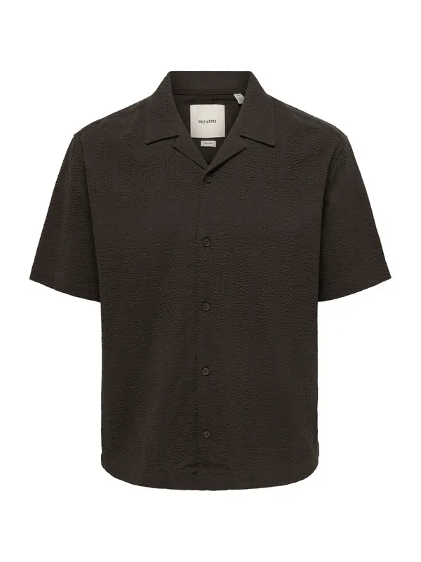 Only & Sons Only & Sons Srajca 'ONSCRUZ'  čokolada