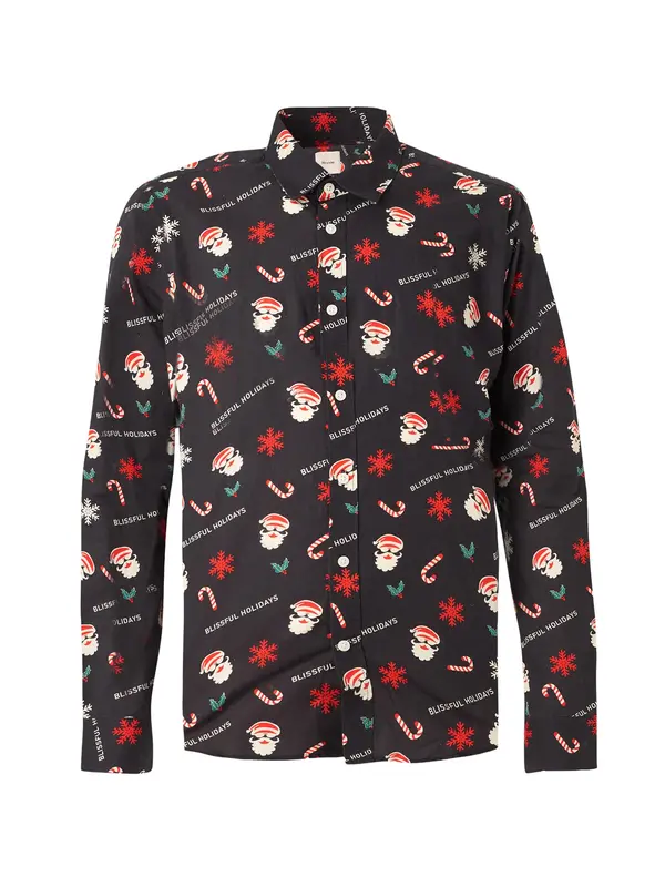 Only & Sons Only & Sons Srajca 'ONSELF XMAS'  zelena / rdeča / črna / bela