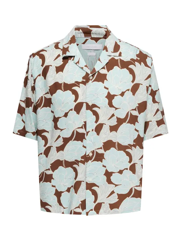 Only & Sons Only & Sons Srajca 'ONSELI'  pastelno modra / rjava / off-bela