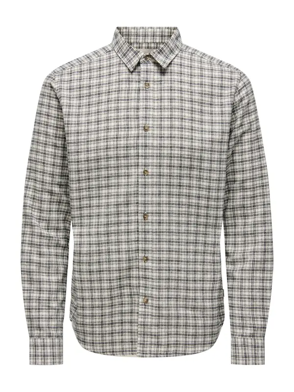Only & Sons Only & Sons Srajca 'ONSGudmund'  črna / naravno bela