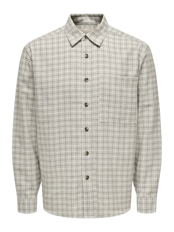 Only & Sons Only & Sons Srajca 'ONSGUDMUND'  pastelno modra / brokat