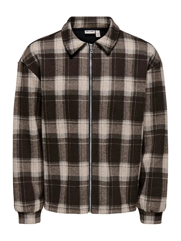 Only & Sons Only & Sons Srajca 'ONSHENDON'  ecru / progasto bež / temno rjava