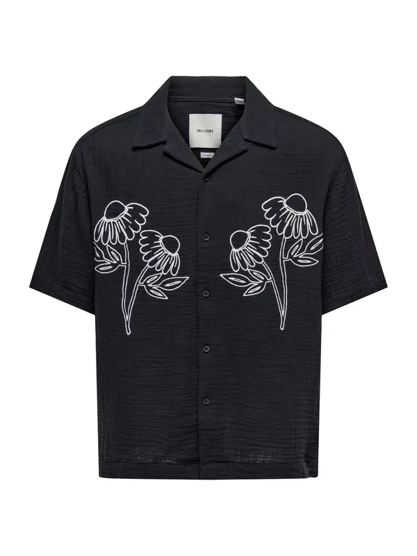 Only & Sons Only & Sons Srajca 'ONSJACKSON'  črna / bela