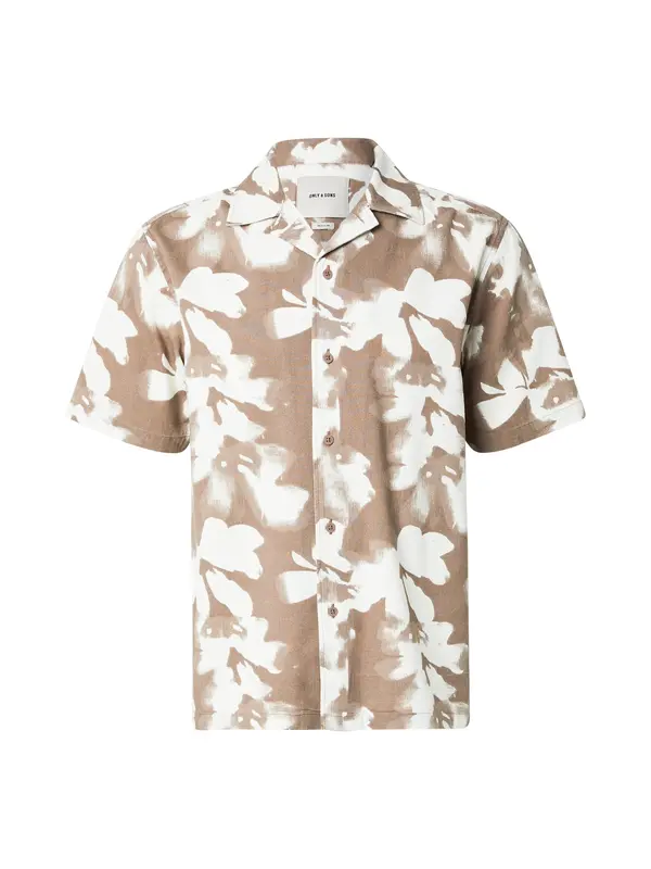 Only & Sons Only & Sons Srajca 'ONSSCAN'  rjava / bela