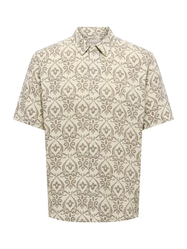 Only & Sons Only & Sons Srajca 'ONSSEA'  kamela / volneno bela