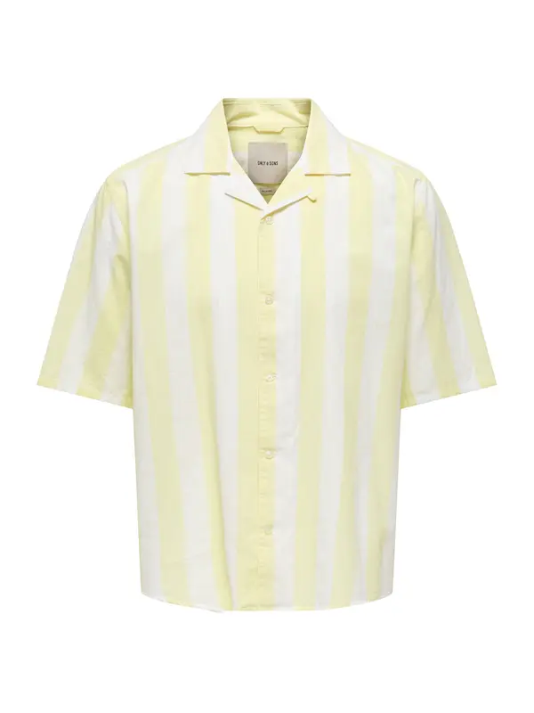 Only & Sons Only & Sons Srajca 'ONSTES'  rumena / bela