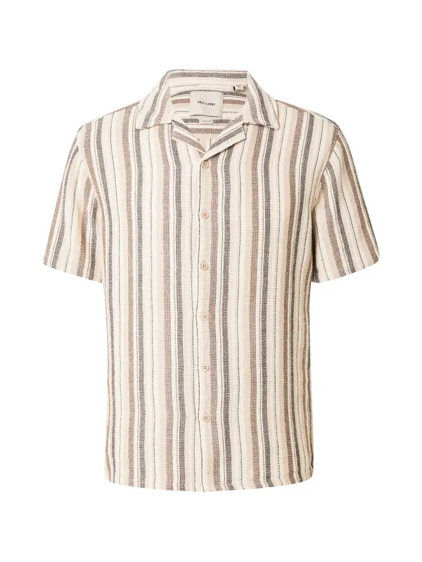 Only & Sons Only & Sons Srajca 'ONSTREV'  rjava / svetlo rjava / svetlo rumena