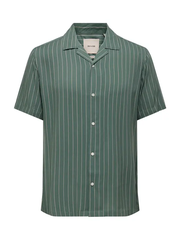 Only & Sons Only & Sons Srajca 'ONSWADE'  svetlo bež / temno zelena