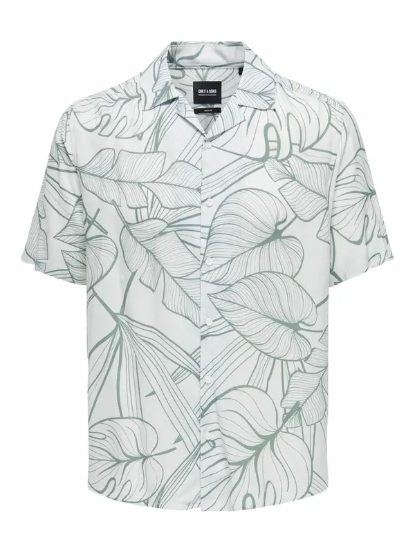 Only & Sons Only & Sons Srajca 'Palo'  smaragd / bela