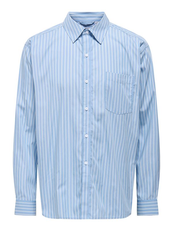 Only & Sons Only & Sons Srajca  svetlo modra / bela