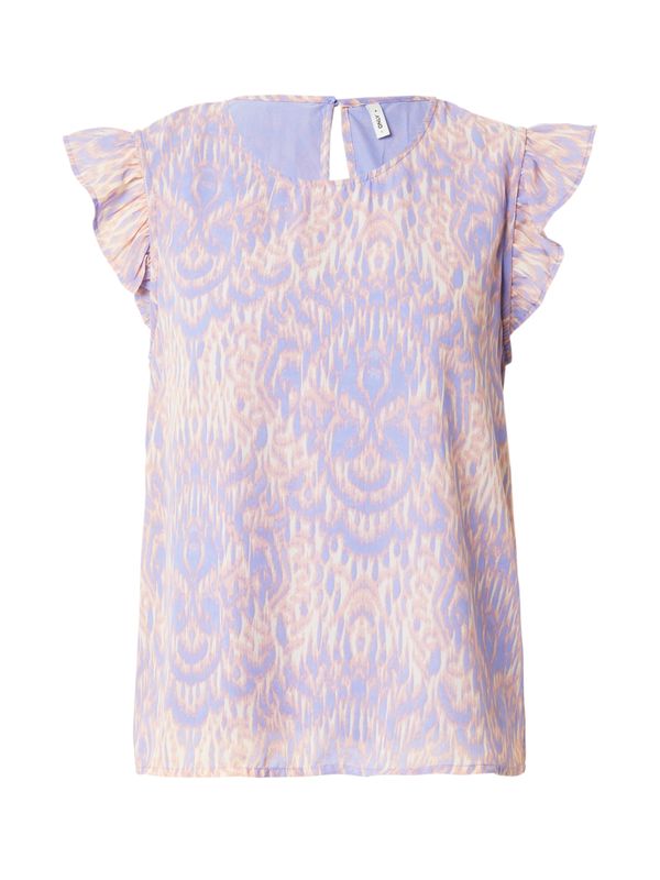 ONLY ONLY Bluza 'Ann'  majnica / pastelno oranžna / off-bela