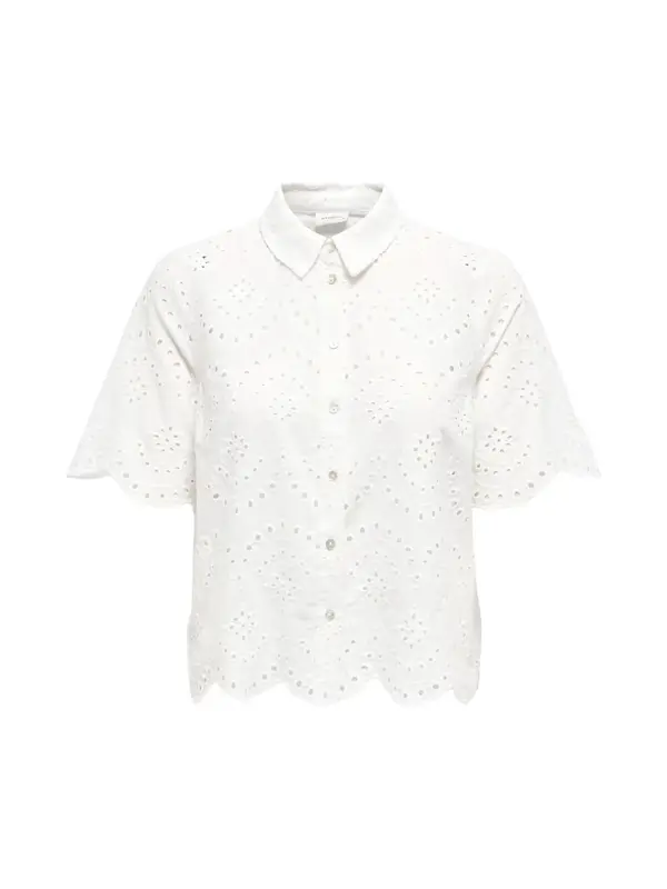ONLY ONLY Bluza 'Camicia'  bela
