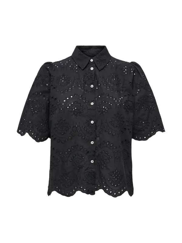 ONLY ONLY Bluza 'Camicia'  črna