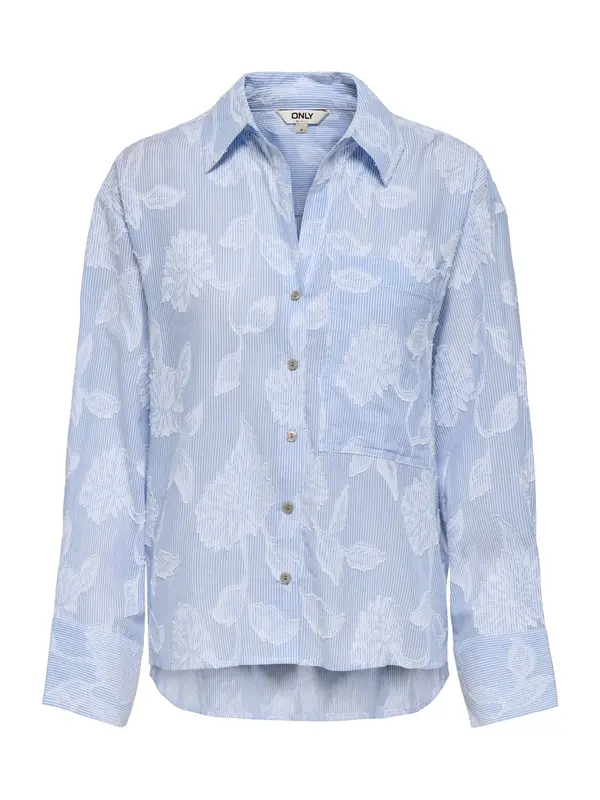 ONLY ONLY Bluza 'ONLASTANA'  svetlo modra / bela