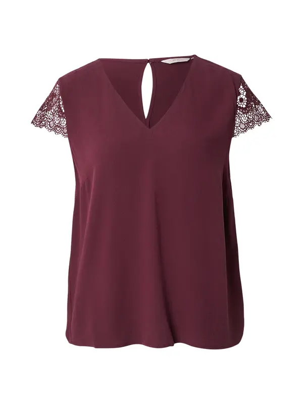 ONLY ONLY Bluza 'ONLElva-Via'  vinsko rdeča