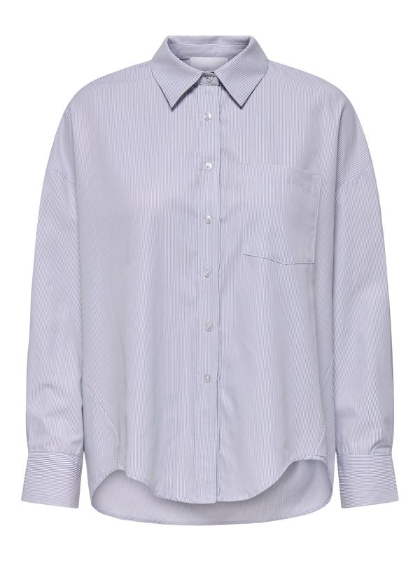 ONLY ONLY Bluza 'ONLEMA'  svetlo modra / črna / bela