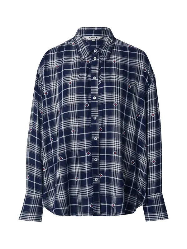 ONLY ONLY Bluza 'ONLGrace'  mornarska / rdeča / bela