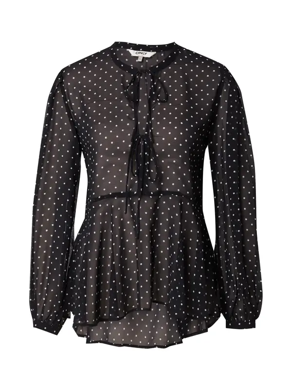 ONLY ONLY Bluza 'ONLISABELLA'  črna / bela