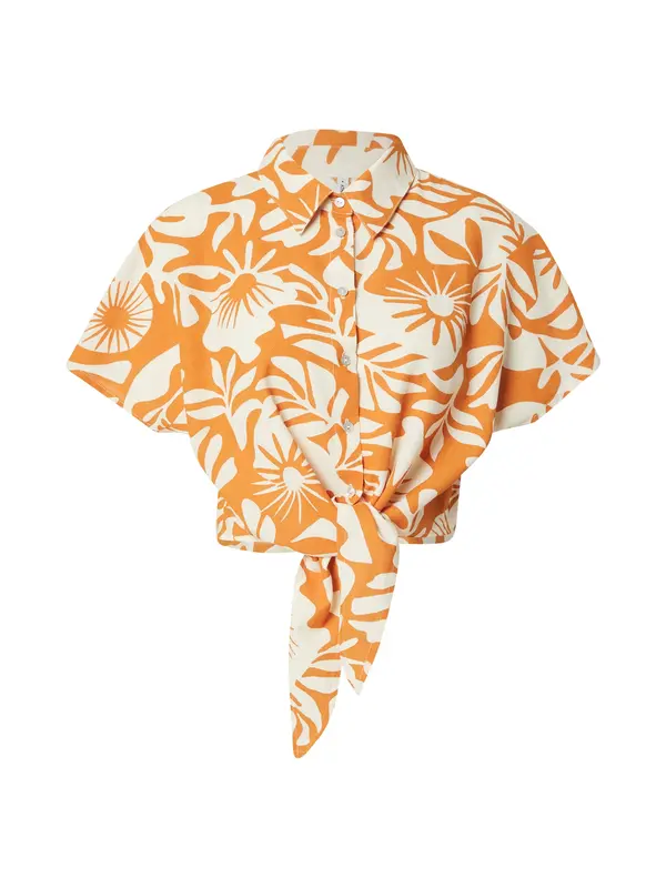 ONLY ONLY Bluza 'ONLJAKIRI'  temno oranžna / naravno bela