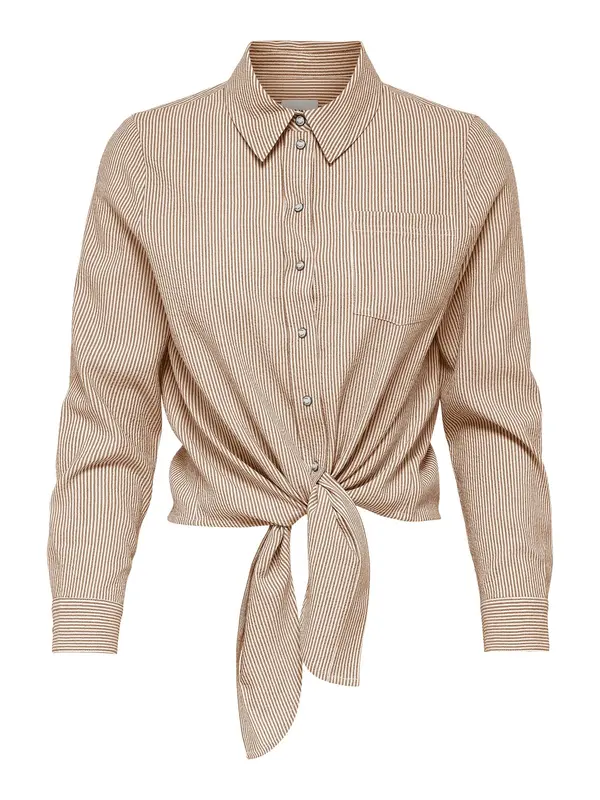 ONLY ONLY Bluza 'ONLLecey'  mokka / bela