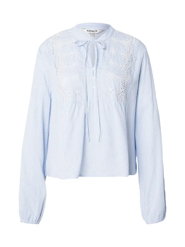 ONLY ONLY Bluza 'ONLLennyo'  svetlo modra / bela