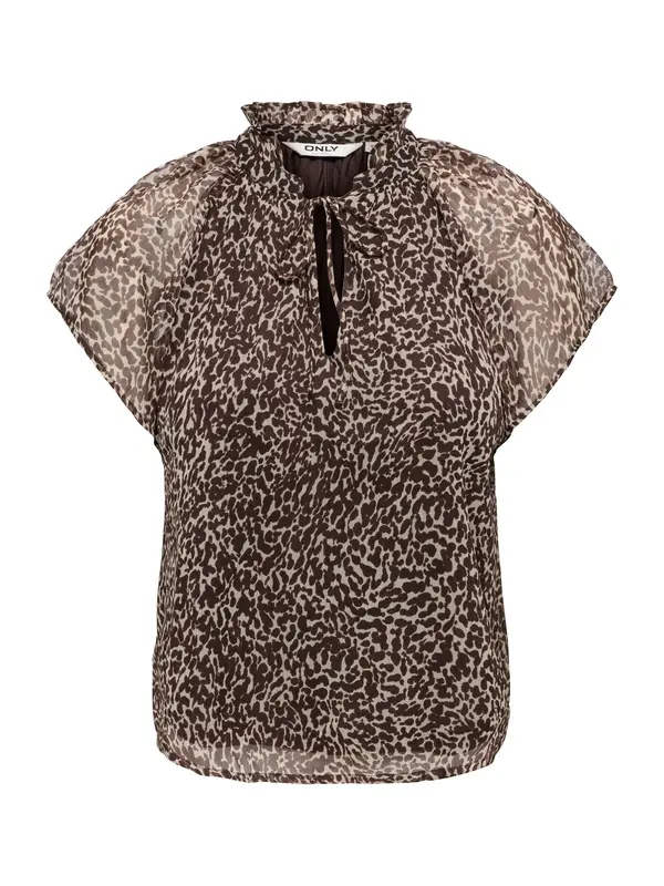 ONLY ONLY Bluza 'ONLLERI-PENINNA'  čokolada / svetlo rjava