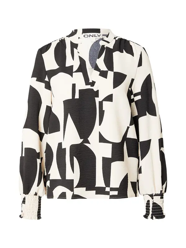 ONLY ONLY Bluza 'ONLMette'  bež / črna