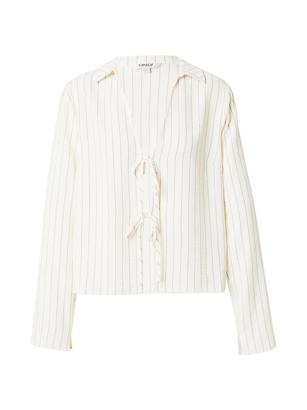 ONLY ONLY Bluza 'ONLMETTE'  črna / naravno bela