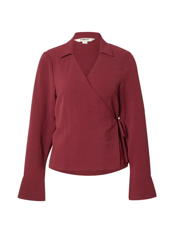 ONLY ONLY Bluza 'ONLMETTE'  vinsko rdeča