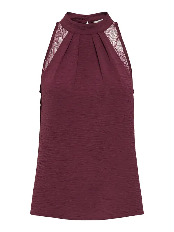 ONLY ONLY Bluza 'ONLMETTE'  vinsko rdeča