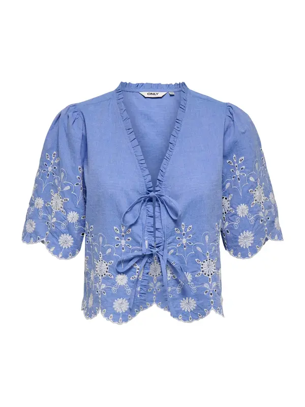ONLY ONLY Bluza 'ONLMiffy'  kraljevo modra / off-bela