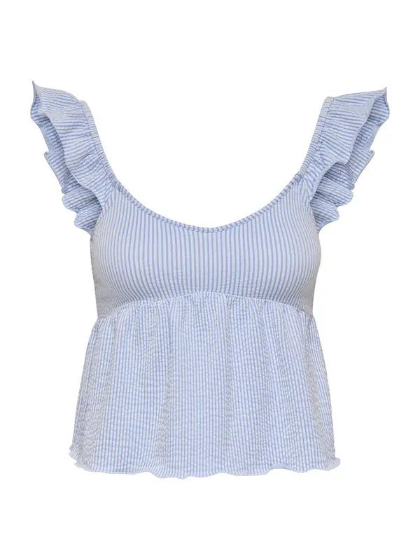 ONLY ONLY Bluza 'ONLMISTY'  svetlo modra / bela