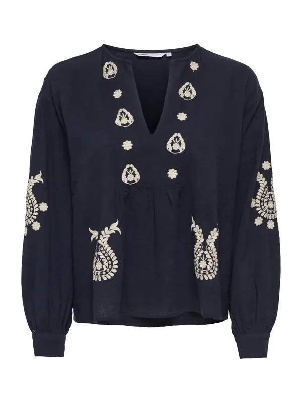 ONLY ONLY Bluza 'ONLMoon'  nočno modra / greige