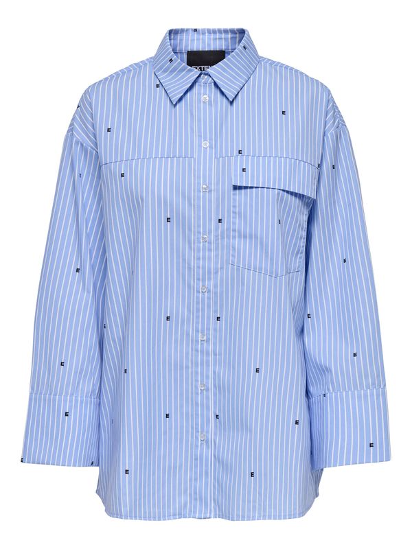 ONLY ONLY Bluza 'ONLNAIMA'  svetlo modra / črna / bela