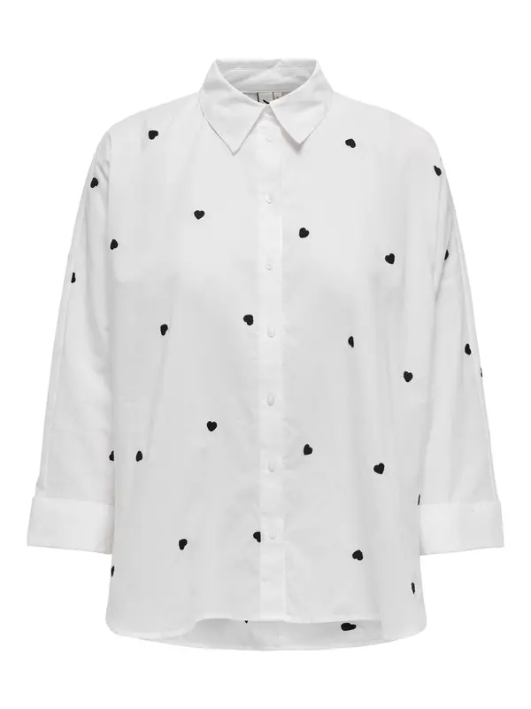 ONLY ONLY Bluza 'ONLNEW LINA'  črna / bela
