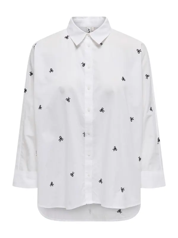 ONLY ONLY Bluza 'ONLNEW LINA GRACE'  črna / bela