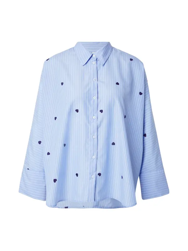 ONLY ONLY Bluza 'ONLNEW LINA GRACE'  marine / svetlo modra / bela