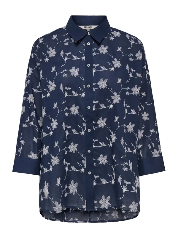 ONLY ONLY Bluza 'ONLNew Lina Grace'  mornarska / bela
