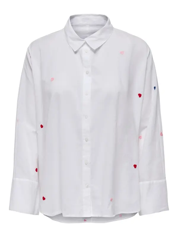 ONLY ONLY Bluza 'ONLNEW LINA GRACE'  mornarska / roza / rdeča / bela